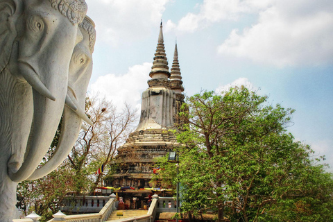 Phnom Penh: Phnom Oudong y Aldea de Koh Chen - Almuerzo incluido