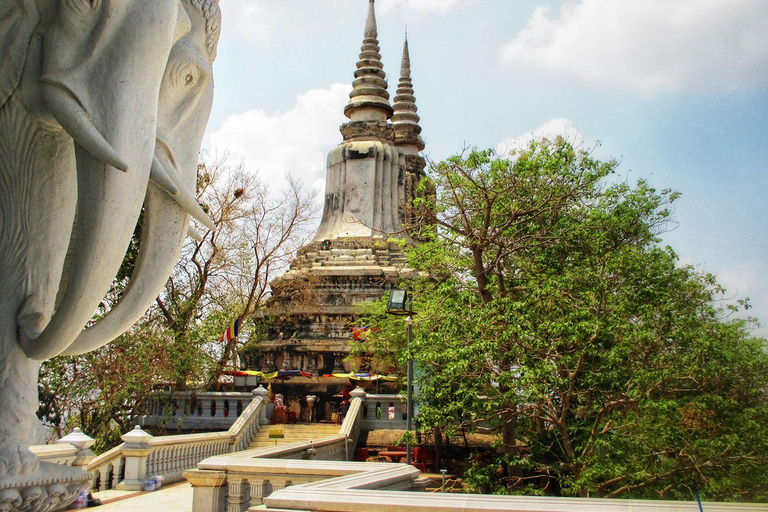 Phnom Penh: Phnom Oudong y Aldea de Koh Chen - Almuerzo incluido