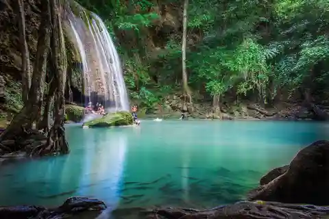 Bangkok: Kanchanaburi, 2-Tage Glamping im Dschungel & Erawan