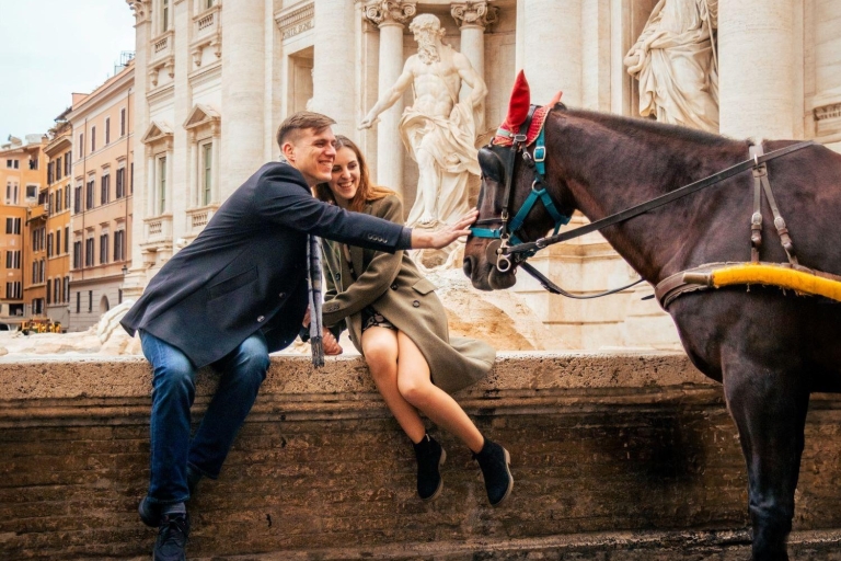 Rome: Photoshoot with the Trevi Fountain VIP Photoshoot (60-80 photos)