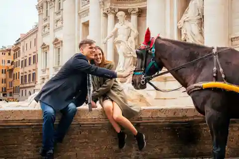 Rom: Privates Foto-Shooting am Trevi-Brunnen