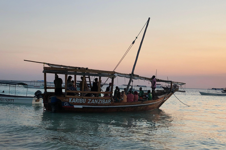 Zanzibar: Sunset Sail Dhow Cruise Adventure