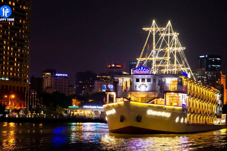 Dinner on Cruise Along Saigon river and Sighseeing