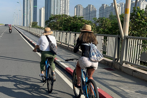 Passeio turístico de bicicleta pela cidade de Ho Chi Minh