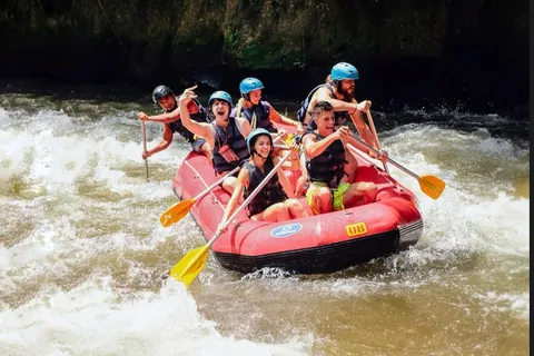 Bali: Rafting en el Río Ayung, Excursión a las Cascadas y Terrazas de Arroz