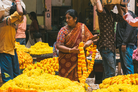 Experience Bangalore - Visite à pied de la ville en soirée et visite du marché