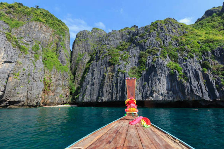 from phi phi : private long tail boat with snorkeling