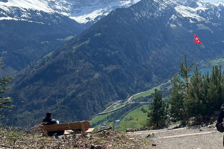 Interlaken: Guided Hike to Harder Kulm with Swiss Triathlete