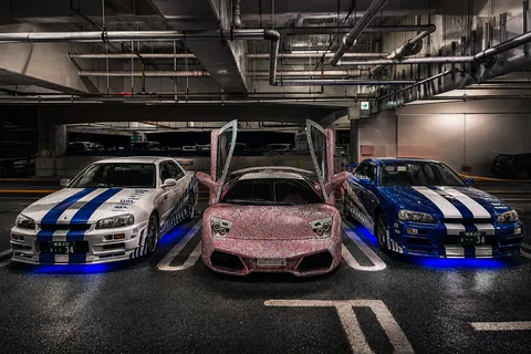 Tokyo: Private JDM R34 Skyline drive & Daikoku PA car meet