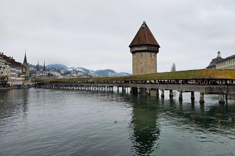 Härlig promenad genom Luzern med intressanta platser