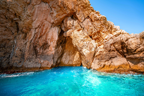 Porto Timoni & Kastelli Bay and Caves Cruise with Swim Stops