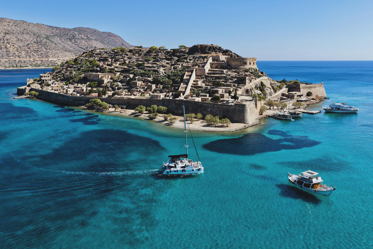 Agios Nikolaos: Sailing Trip Catamaran Lunch and Water Toys Catamaran Private Half Day Sailing Trip