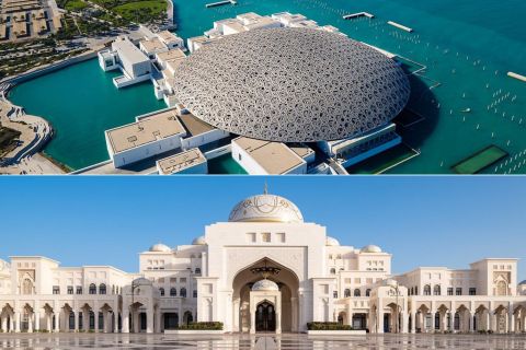 Abu Dhabi: biglietto combinato Louvre e Qasr Al Watan + eSIM bonus