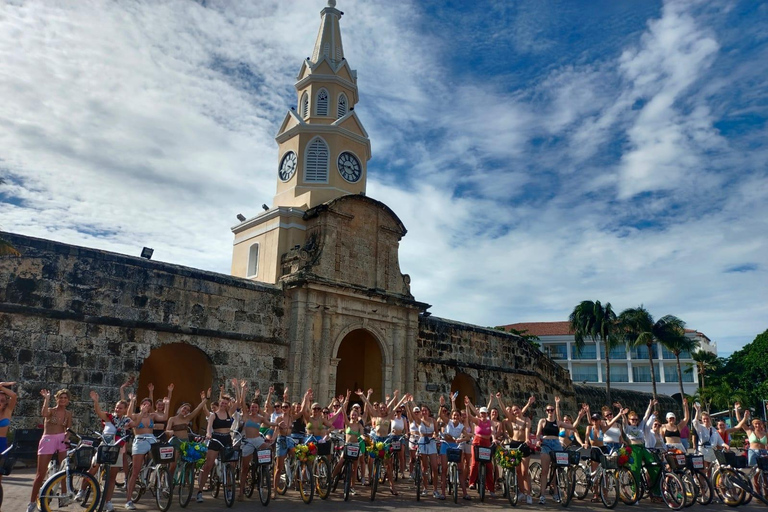 Cartagena: Ruta Histórica, Cultural y Graciosa en Bicicleta