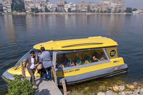 Aventura de 1 hora no rio Nilo em um táxi no Cairo