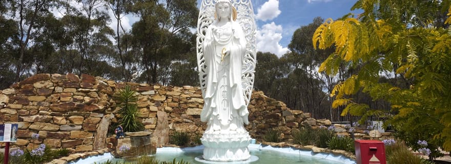 Visite guidée de Bendigo, du grand stupa et de la cathédrale