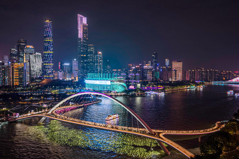 Guangzhou Night Tour: CantonTower, Dinner, Pearl RiverCruise