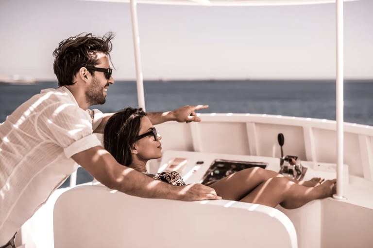 Hurghada: Swim with Dolphins & Full-Day Dolphin House Cruise Full day trip: Pickup from SomaBay & Safaga