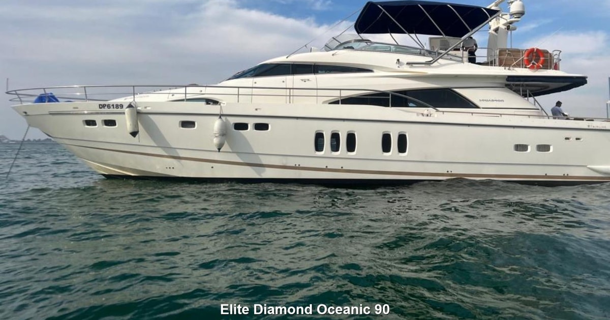 オーシャンニック 80 フィートの豪華ヨット レンタル ドバイ 35 人乗り GetYourGuide