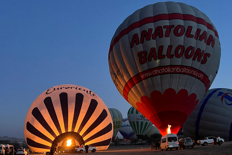 Zonsopgang ballonvaart in Cappadocië met champagneComfort vlucht