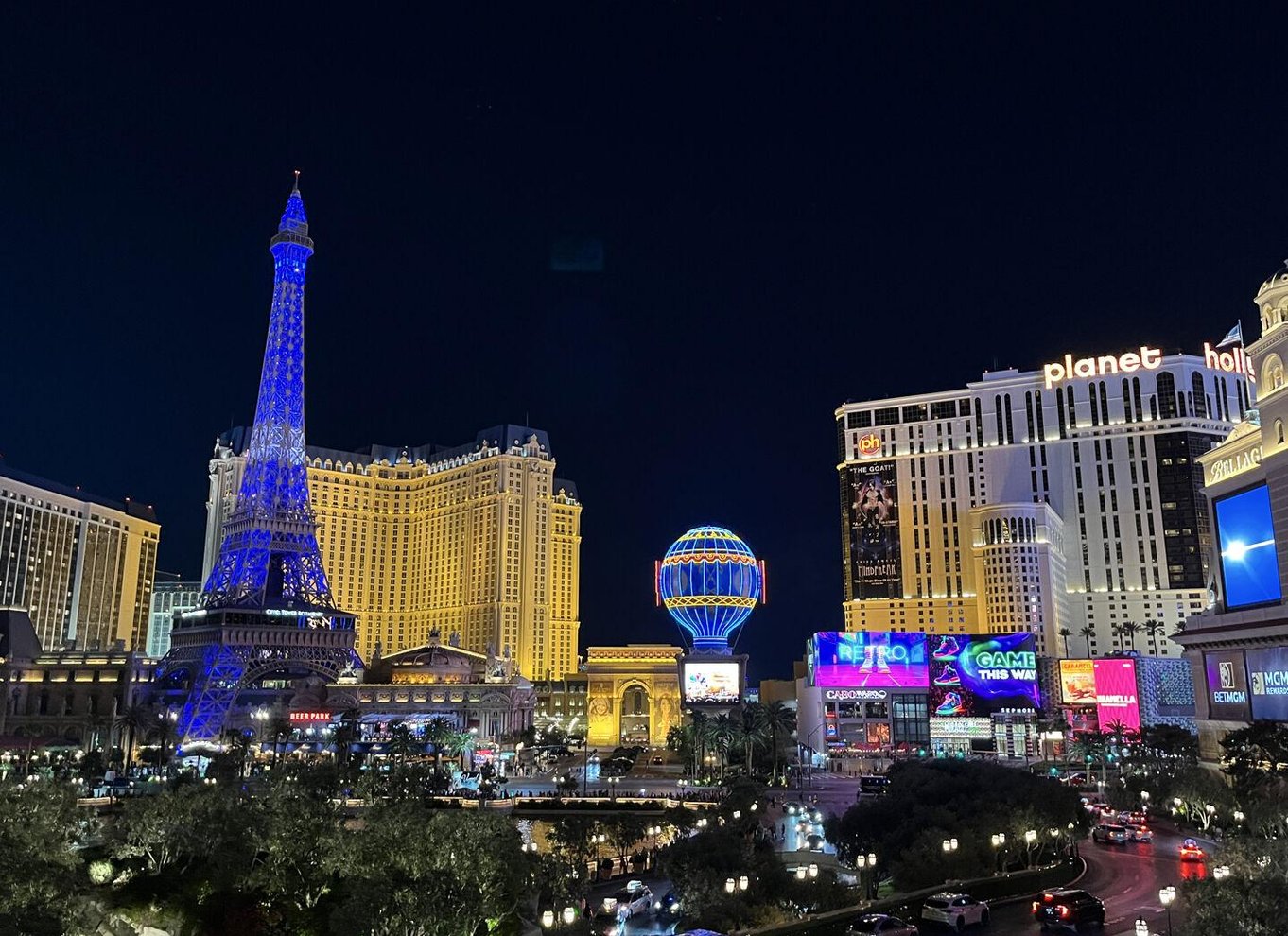 Luksuriøs aftentur i Las Vegas i en Mercedes Sprinter-limousine