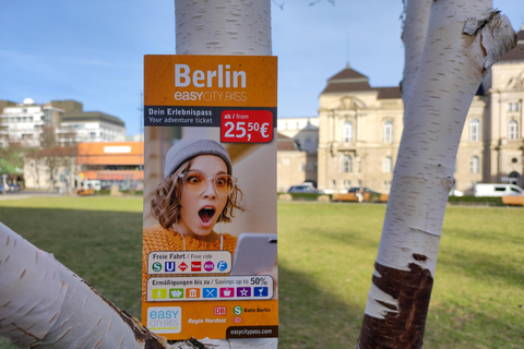 EasyCityPass Berlin Strefa ABC: Transport publiczny i zniżkiEasyCityPass Berlin ABC 4 dni