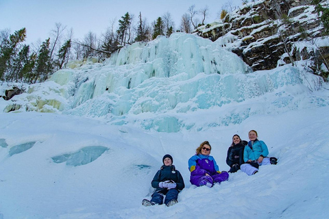 Rovaniemi: Korouoma Canyon &amp; Frozen Waterfalls Tour with BBQ