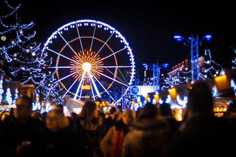 Bruselas: Excursión en Tootbus Abierto con Luces de Navidad