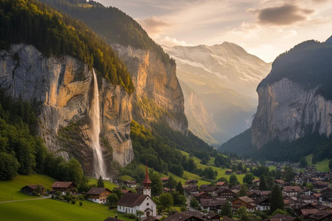 From Zurich: Four Waterfalls Private Tour