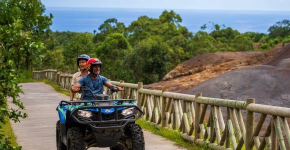 Mauritius: Discovery Quad Single at Vallé Advenature Park