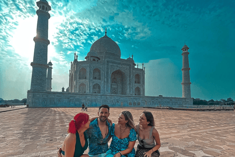 Agra: Visita guiada por la mañana temprano a Tajmahal y el Fuerte de AgraDesde Delhi: Visita guiada por la mañana temprano a Tajmahal y el Fuerte de Agra