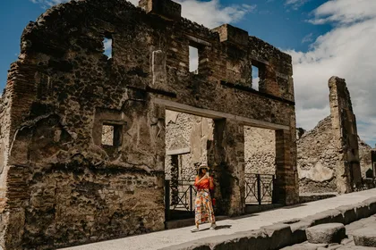 Entdecke Pompeji: Französischer Rundgang durch die verschüttete Stadt