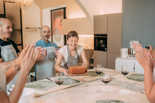 Bologna: Original Lasagna & Gelato Class at a Cooking School