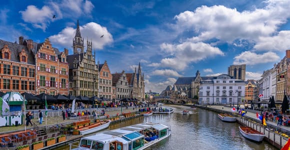 Brüssel: Brügge & Gent Tour mit Bootsfahrt & Schokoladenverkostung