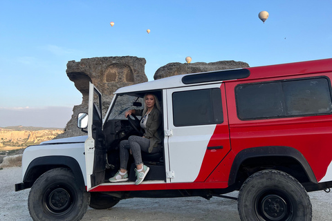 Cappadocia solnedgång eller soluppgång Jeep Safari