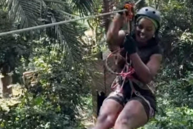 From Accra: Aburi Botanical Gardens and Zipline Day Trip Akuapem August Adventure