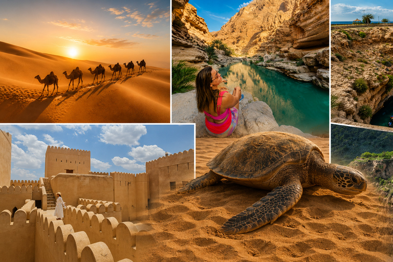 Muscat: 3-Day Oman Highlights Tour – Beach, Desert, Mountain