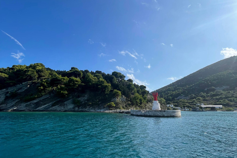 Clare: Excursión en lancha rápida por la isla de Sazan y Karaburun y buceo con tuboVerano 2026 KZ