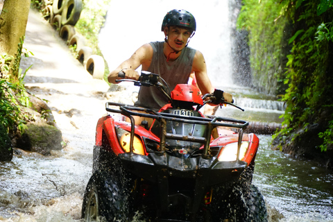 Bali: Gorillahöhle Quad Bike Tour &amp; Cretya Infinity PoolTandem Quad Tour mit privatem Hoteltransfer