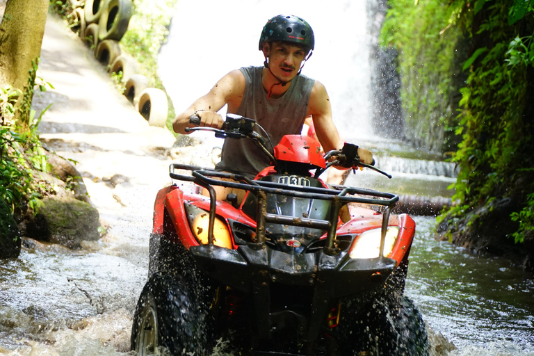 Bali: ATV Quad Bike Gorilla Cave & Cretya Infinity pool Tandem ATV Quad Bike With Hotels Transfer