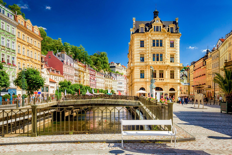 From Prague: Karlovy Vary and Loket Excursion (Optional Castle) Sightseeing Tour in Spanish - WITH ADMISSION