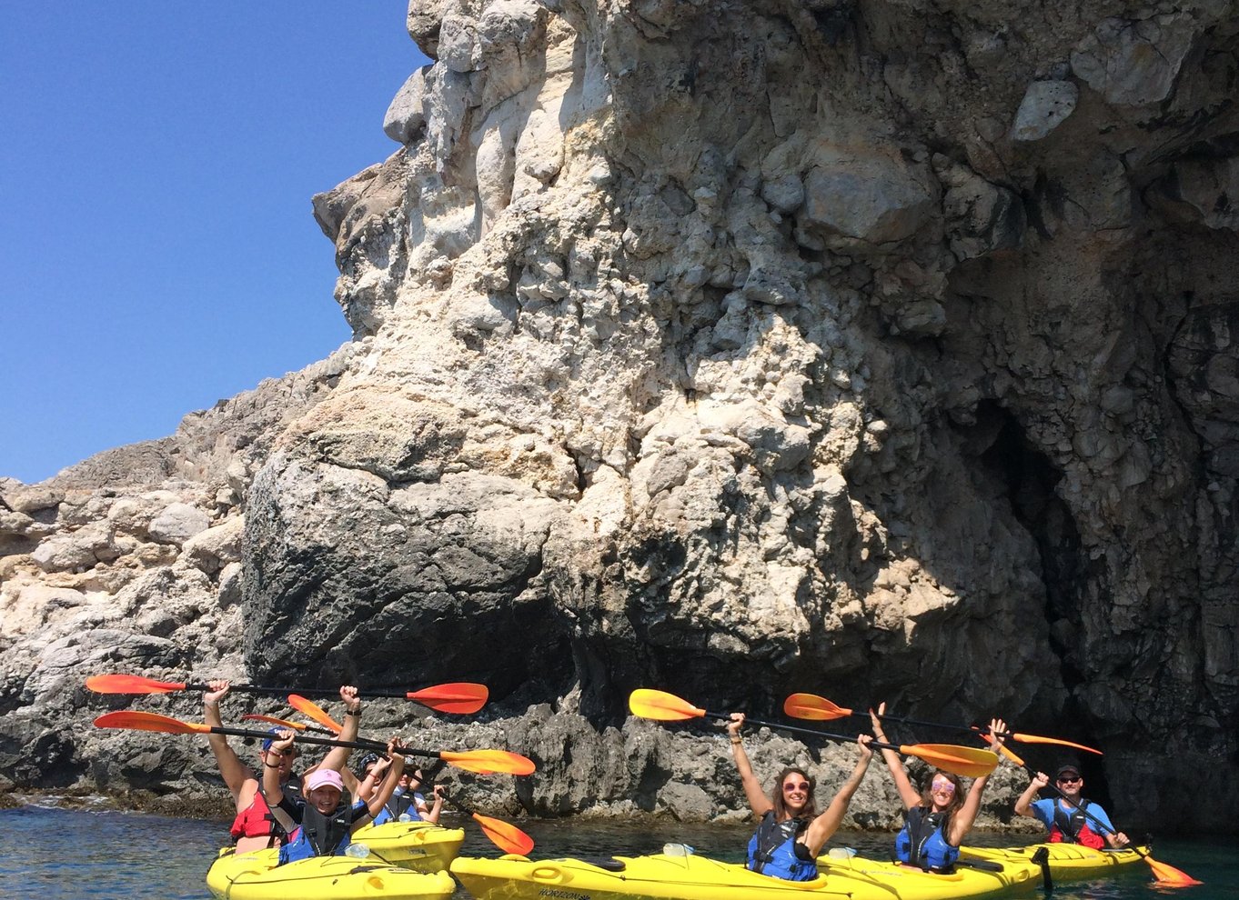 Havkajak på Rhodos "I piraternes fodspor"