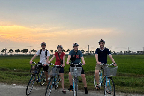 Hoi An Bike Tour: Stress Relief w Buffalo,Duck & Basket Boat E-Car Sightsee Private Tour: Explore the Insider’s Route