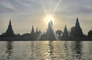 Von Bangkok: Ayutthaya-Nachmittagstour mit Boot & Tuk-Tuk