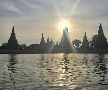 De Bangkok: Ayutthaya Tarde Serenity Tour & Passeio de Barco