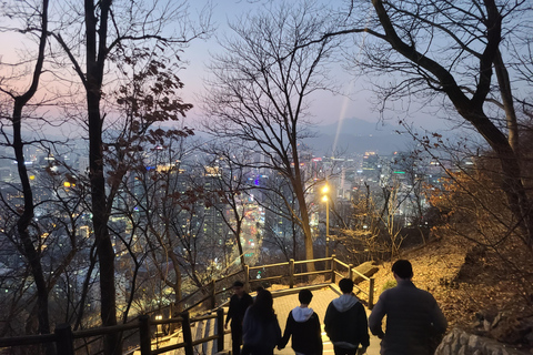 Séoul : visite guidée nocturne du mont Namsan