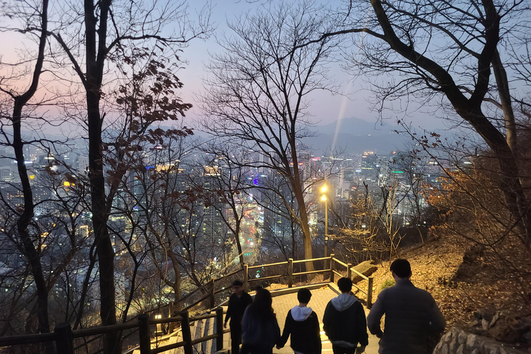 Séoul : visite guidée nocturne du mont Namsan