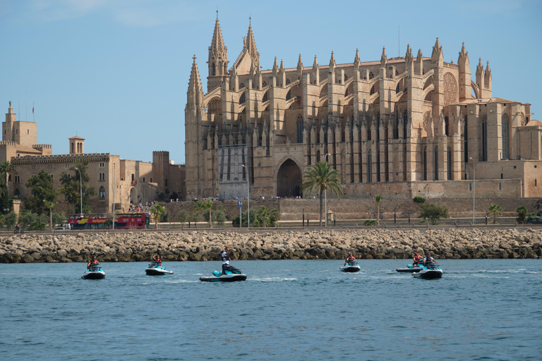 Mallorca: Palma Beach - 55 minutes Jet Ski Excursion Jet Ski for 1 Person for 55mn