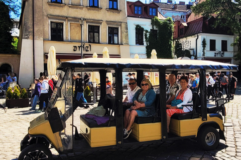 Krakow: City Sightseeing Tour by Electric Buggy Golf Cart Small group tour from the meeting point