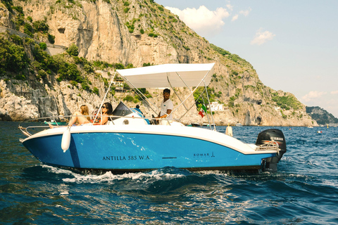 From Positano/Praiano: Amalfi Coast & Caves Speedboat Tour Amalfi Coast Speed Tour